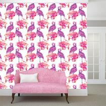 Papel de Parede Adesivo - Flamingos - 032pps