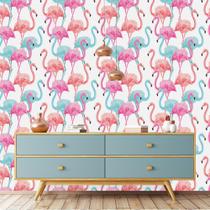 Papel de Parede Adesivo - Flamingos - 911pps