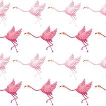 Papel De Parede Adesivo Flamingos N03119 0,58X2,5M