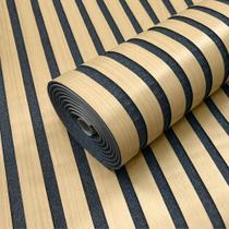 Papel de Parede Adesivo Flexivel Ripado Teca Fina 3M Papel de Parede Adesivo Flexivel Ripado Teca Fina 3M