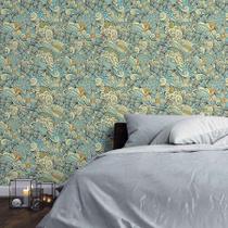 Papel de Parede Adesivo Floral Abstrata N03033 0,58X2,5M Papel de Parede Adesivo Floral Abstrata N03033 0,58X2,5M