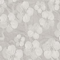 Papel de Parede Adesivo Floral Cinza - 114
