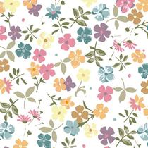 Papel de Parede Adesivo Floral Colorido - 170 Papel de Parede Adesivo Floral Colorido - 170