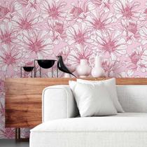 Papel de Parede Adesivo Floral N02199 Rolo 0,58x2,5M Papel de Parede Adesivo Floral N02199 Rolo 0,58x2,5M