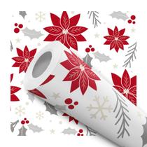 Papel de Parede Adesivo Floral Natal Vermelho Azevinho Moderno Quarto Sala de Estar Papel de Parede Adesivo Floral Natal Vermelho Azevinho Moderno Quarto Sala de Estar