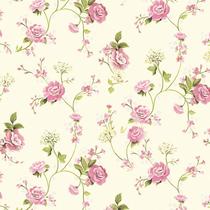 Papel de Parede Adesivo Floral Rosa - 174 Papel de Parede Adesivo Floral Rosa - 174