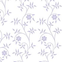 Papel de Parede Adesivo Floral Roxo - 096