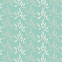 Papel de Parede Adesivo Floral Turquesa - 007