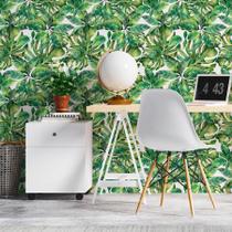 Papel de Parede Adesivo Folhagem Tropical N06003 Rolo0,58x3M Papel de Parede Adesivo Folhagem Tropical N06003 Rolo0,58x3M
