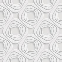 Papel de Parede Adesivo Formas Efeito 3D Moderno Quarto Sala de Estar