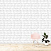 Papel De Parede Adesivo Fosco Vinil Abstrato Peixes Brancos Estilo 3d Sombreados 3m Papel De Parede Adesivo Fosco Vinil Abstrato Peixes Brancos Estilo 3d Sombreados 3m