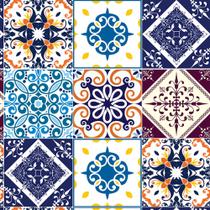 Papel De Parede Adesivo Fosco Vinil Azulejo 04 Antigo 3,05m