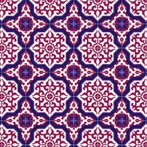 Papel De Parede Adesivo Fosco Vinil Azulejo Roxo Stars 3,05m