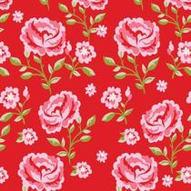 Papel De Parede Adesivo Fosco Vinil Floral Flor No Fundo Vermelho 3m Papel De Parede Adesivo Fosco Vinil Floral Flor No Fundo Vermelho 3m