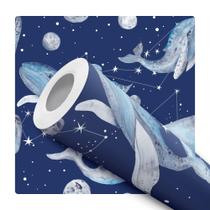 Papel de Parede Adesivo Fundo do Mar Baleia Azul Constelação Aquarela Infantil Bebê Moderno Quarto Papel de Parede Adesivo Fundo do Mar Baleia Azul Constelação Aquarela Infantil Bebê Moderno Quarto