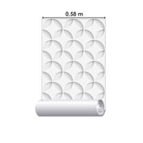 Papel De Parede Adesivo Geométrico 3D Cinza N017016 0,58X3M Papel De Parede Adesivo Geométrico 3D Cinza N017016 0,58X3M