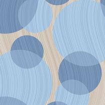 Papel de Parede Adesivo Geométrico Círculos Azul - 056 Papel de Parede Adesivo Geométrico Círculos Azul - 056