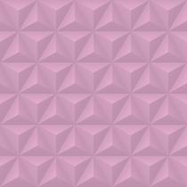 Papel de Parede Adesivo Geométrico Efeito 3D Gesso Rosa Magenta Moderno Quarto Sala de Estar