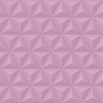 Papel de Parede Adesivo Geométrico Efeito 3D Gesso Rosa Magenta Moderno Quarto Sala de Estar - Deliquadros