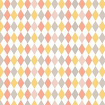 Papel de Parede Adesivo Geométrico Losangos Laranja - 052 Papel de Parede Adesivo Geométrico Losangos Laranja - 052