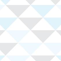 Papel de Parede Adesivo Geométrico Triângulos Azul - 108 Papel de Parede Adesivo Geométrico Triângulos Azul - 108