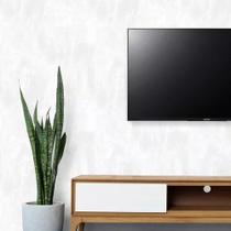 Papel de Parede Adesivo Industrial Cimento Queimado Branco 3m