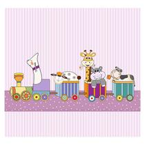 Papel de Parede Adesivo Infantil Animais Quarto Menina - 678pcp