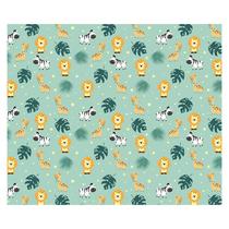 Papel de Parede Adesivo Infantil Animais Safari Bebe Quarto - 590pcm Papel de Parede Adesivo Infantil Animais Safari Bebe Quarto - 590pcm