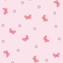 Papel de Parede Adesivo Infantil Borboletas - 089