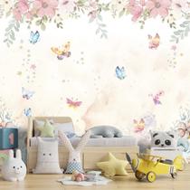 Papel de Parede Adesivo Infantil Borboletas M² BN 234 - BANNER BANNI - BANNER BANI