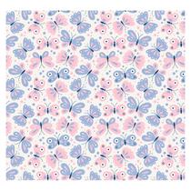 Papel de Parede Adesivo Infantil Borboletas Quarto Menina - 787pcp Papel de Parede Adesivo Infantil Borboletas Quarto Menina - 787pcp