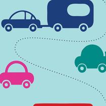 Papel de Parede Adesivo Infantil Carros - 027 Papel de Parede Adesivo Infantil Carros - 027