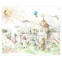 Papel de Parede Adesivo Infantil Castelo Princesa Quarto Menina - 644pcm