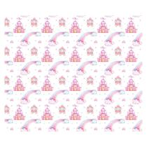 Papel de Parede Adesivo Infantil Castelo Princesa Quarto Menina - 657pcm