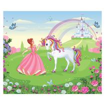 Papel de Parede Adesivo Infantil Castelo Princesa Quarto Menina - 711pcm