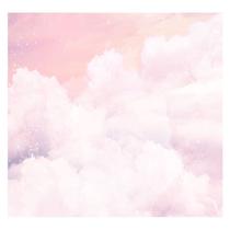 Papel de Parede Adesivo Infantil Céu Rosa Bebe Quarto Menina - 595pcp