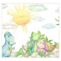 Papel de Parede Adesivo Infantil Dinossauros Quarto Menino Menina - 623pcp