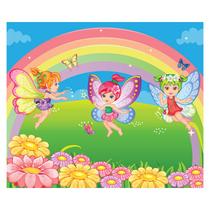 Papel de Parede Adesivo Infantil Fadas Quarto Menina - 742pcm Papel de Parede Adesivo Infantil Fadas Quarto Menina - 742pcm