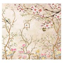 Papel de Parede Adesivo Infantil Floral Flores Quarto Menina - 624pcp - Allodi