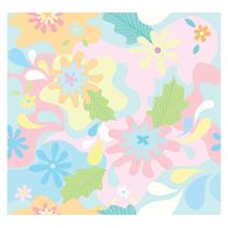 Papel de Parede Adesivo Infantil Flores Quarto Menina - 692pcp