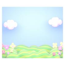 Papel de Parede Adesivo Infantil Jardim Quarto Menina - 653pcm