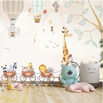 Papel De Parede Adesivo Infantil Safari Bicicleta 1,00 X 1,00 Papel De Parede Adesivo Infantil Safari Bicicleta 1,00 X 1,00