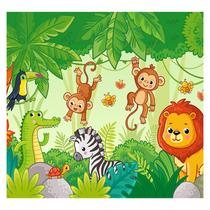 Papel de Parede Adesivo Infantil Safari Floresta Bebe Quarto - 553pcp Papel de Parede Adesivo Infantil Safari Floresta Bebe Quarto - 553pcp