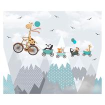 Papel de Parede Adesivo Infantil Safari Quarto Menino - 647pcm Papel de Parede Adesivo Infantil Safari Quarto Menino - 647pcm