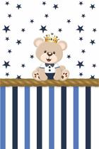 Papel De Parede Adesivo Infantil Ursinho ul 300X52Cm