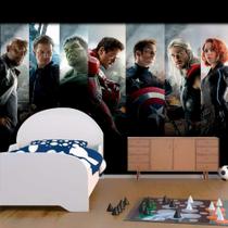 Papel de Parede Adesivo Infantil Vingadores Era de Ultron 1X1