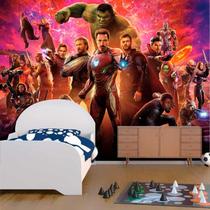 Papel de Parede Adesivo Infantil Vingadores Guerra Infinita 1X1