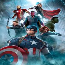 Papel De Parede Adesivo, Infantil Vingadores Marvel Clássico Papel De Parede Adesivo, Infantil Vingadores Marvel Clássico