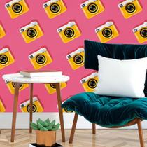 Papel De Parede Adesivo Jovem Cameras N017104 0,58X3M