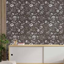 Papel De Parede Adesivo Jovem Cinema N014144 Rolo 0,58x3M